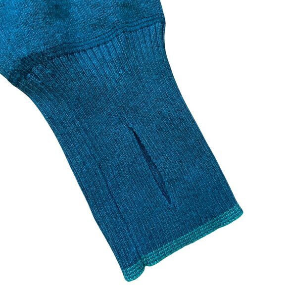 Eddie Bauer Womens Half-Zip workout Sweater Blue S - Picture 5 of 5